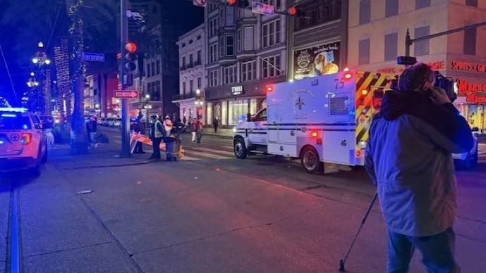 10 Dead, 30 Injured After Vehicle Rams Into Crowd in New Orleans