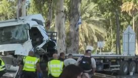 VIDEO: Nearly 35 Injured As Truck Rams Into Tel Aviv Bus Stop In Suspected Terror Attack