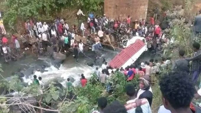 66 Killed, Several Others Injured After Overcrowded Truck Plunged Into River In Southern Ethiopia