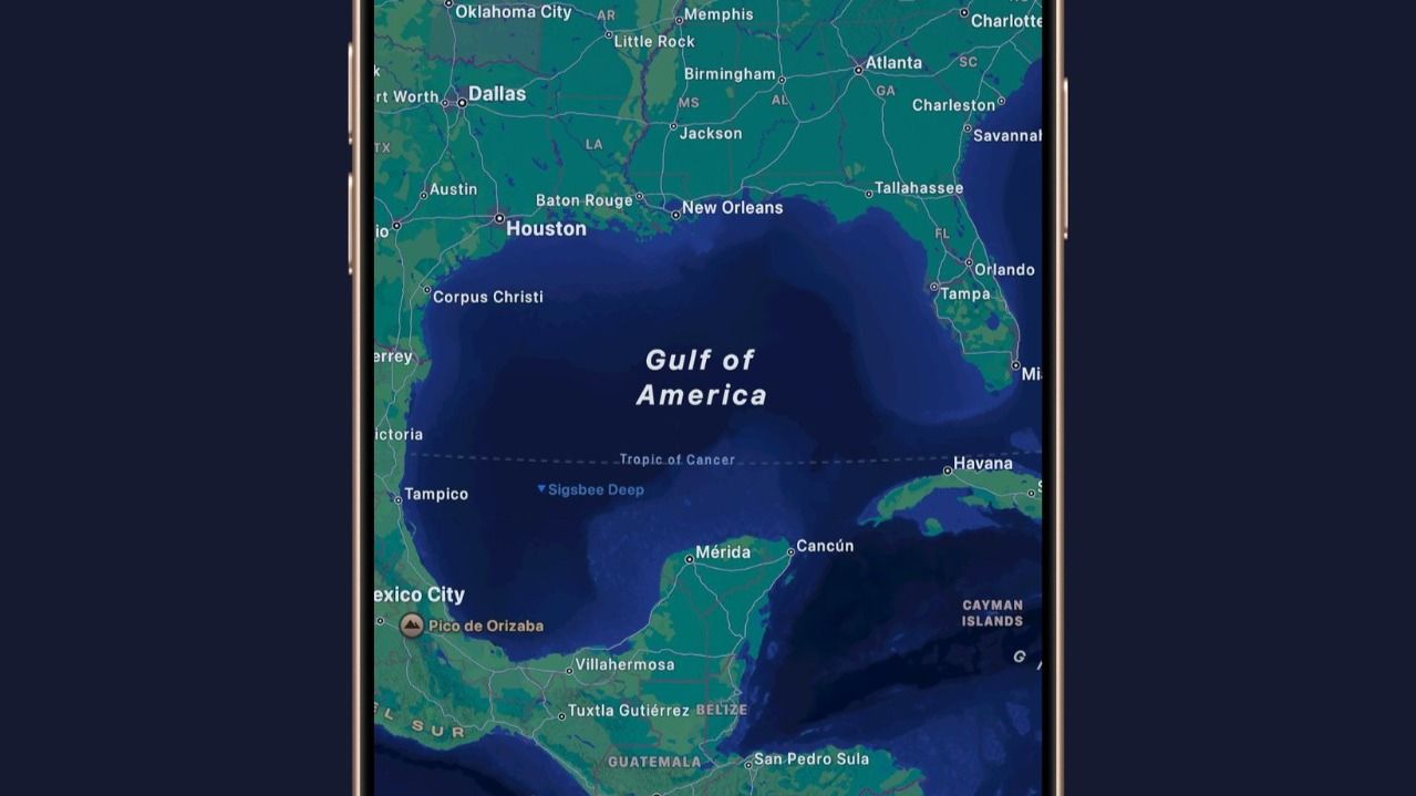 After Google, Apple Maps Renames Gulf of Mexico to ‘Gulf of America’