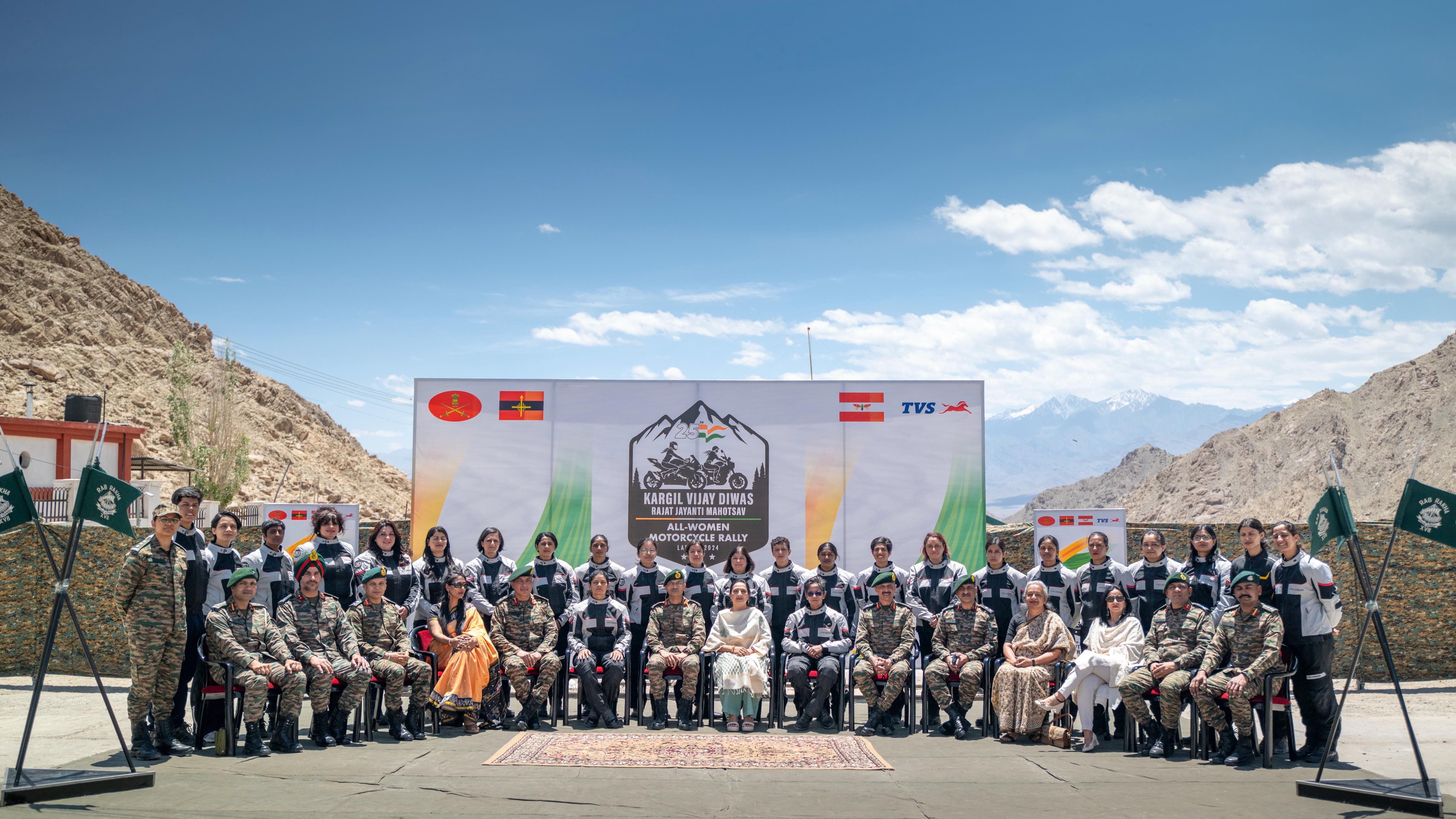 All Women Bikers Celebrate Kargil Vijay Diwas With Inspiring Bike Rally