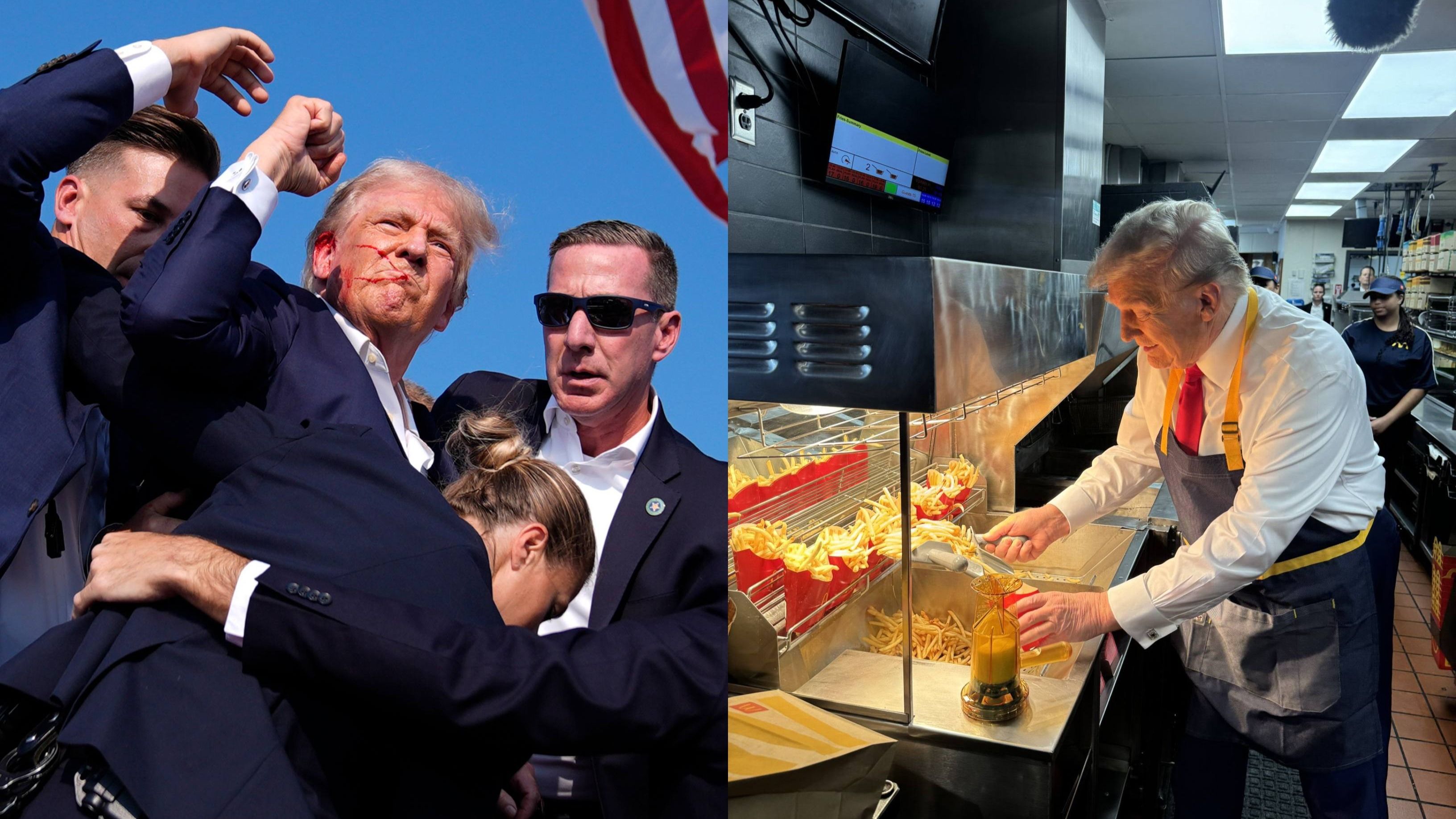 Assassination Bids to Serving Fries: A Look At Top 5 Key Moments from Donald Trump’s Campaign