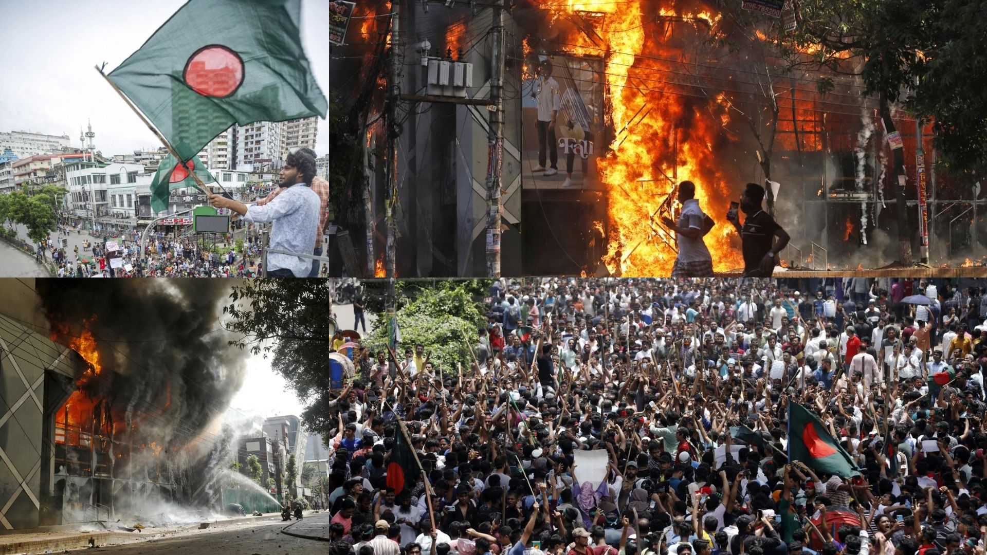 Bangladesh Protests: Nearly 100 Killed as Fresh Violence Erupts, Curfew Imposed; MEA Issues Advisory