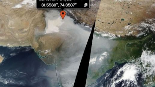 Pakistan Air Pollution: NASA Images Show Black Smog Blanketing Lahore With AQI Above 600