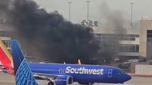 Blaze Erupts on American Airlines Plane at Denver Airport; Passengers Evacuated | Video