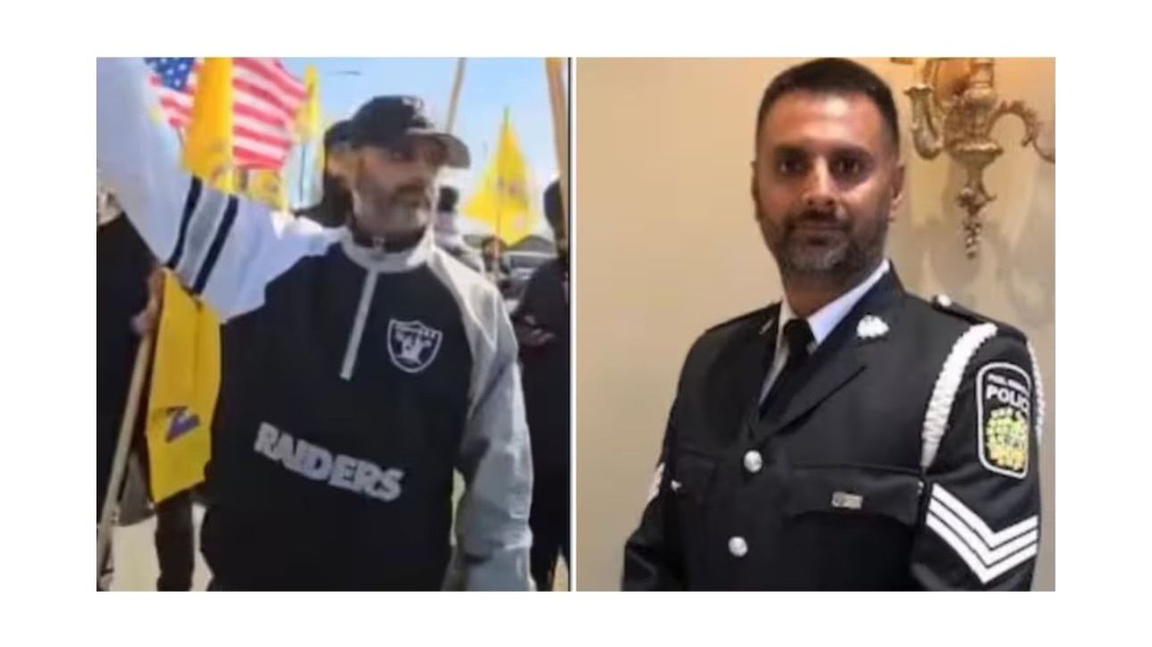 Canadian Cop Who Participated in Pro-Khalistani Protests and Attacked Hindus, Suspended