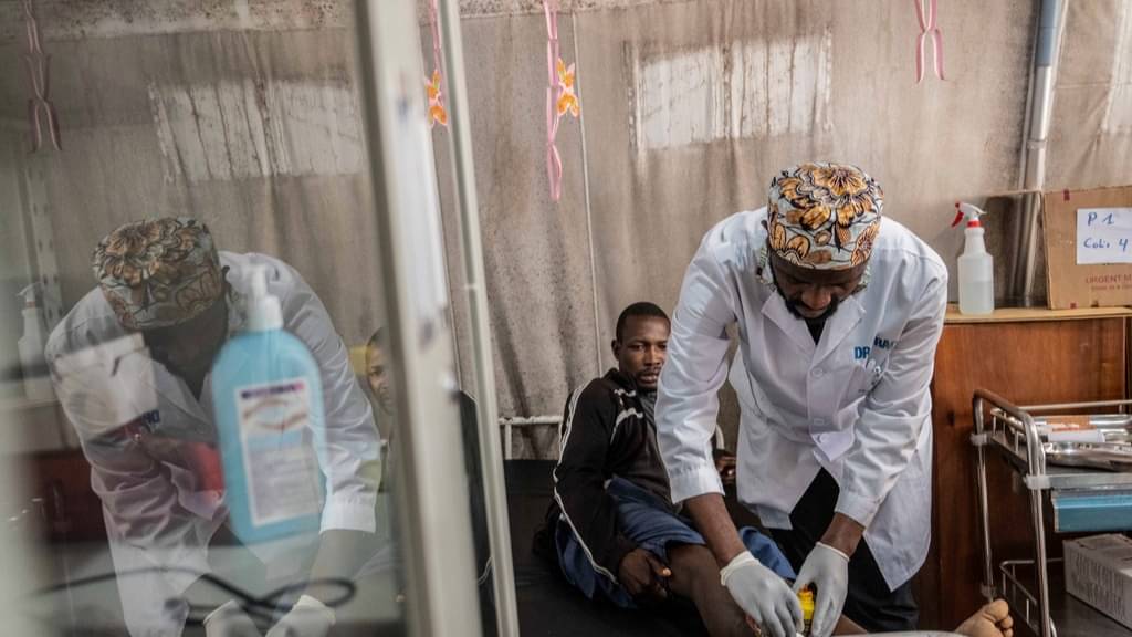 Hospitals are crowd in Goma as Fighting Escalates Between Congo Forces and Rwanda-Backed M23 Rebels