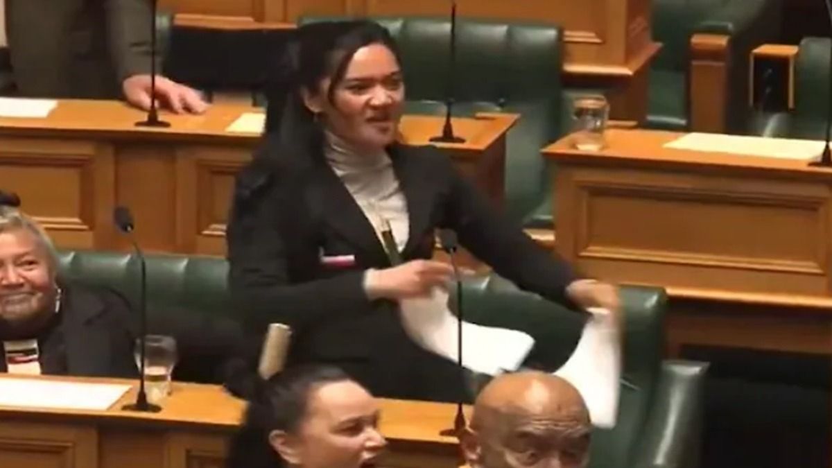 Dance of Defiance: NZ MP Hana-Rawhiti Performs Haka In Parliament, Tears Up Waitangi Treaty Bill