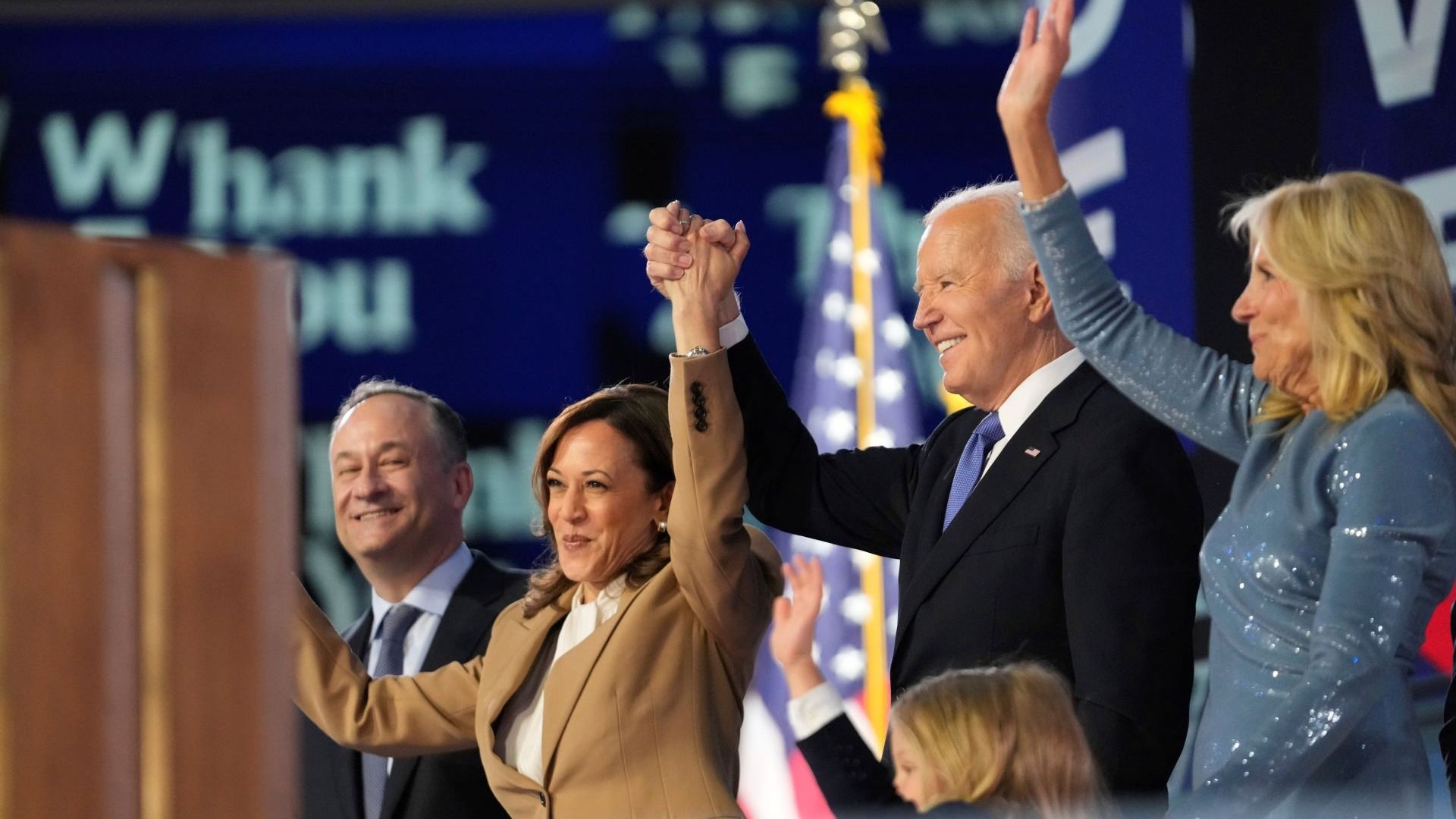 Joe Biden Passes the Baton to Kamala Harris, says She Will be a ‘Historic President’