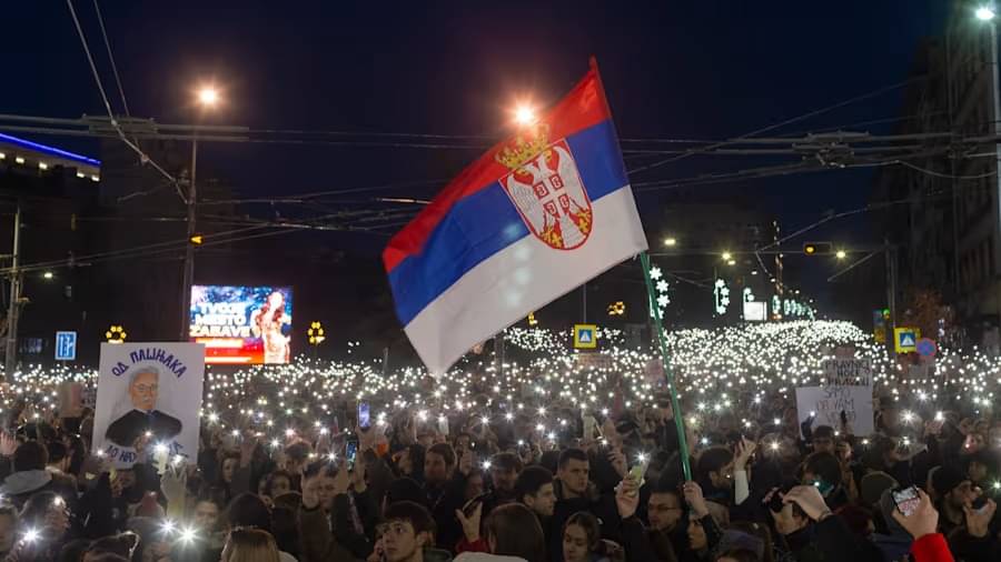 Driver Rams Into Anti-government Protesters in Serbia, Seriously Injuring Young Woman