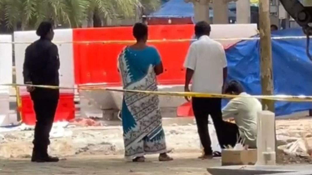 Family Performs Final Rites for Indian Woman at Kuala Lumpur Sinkhole Site