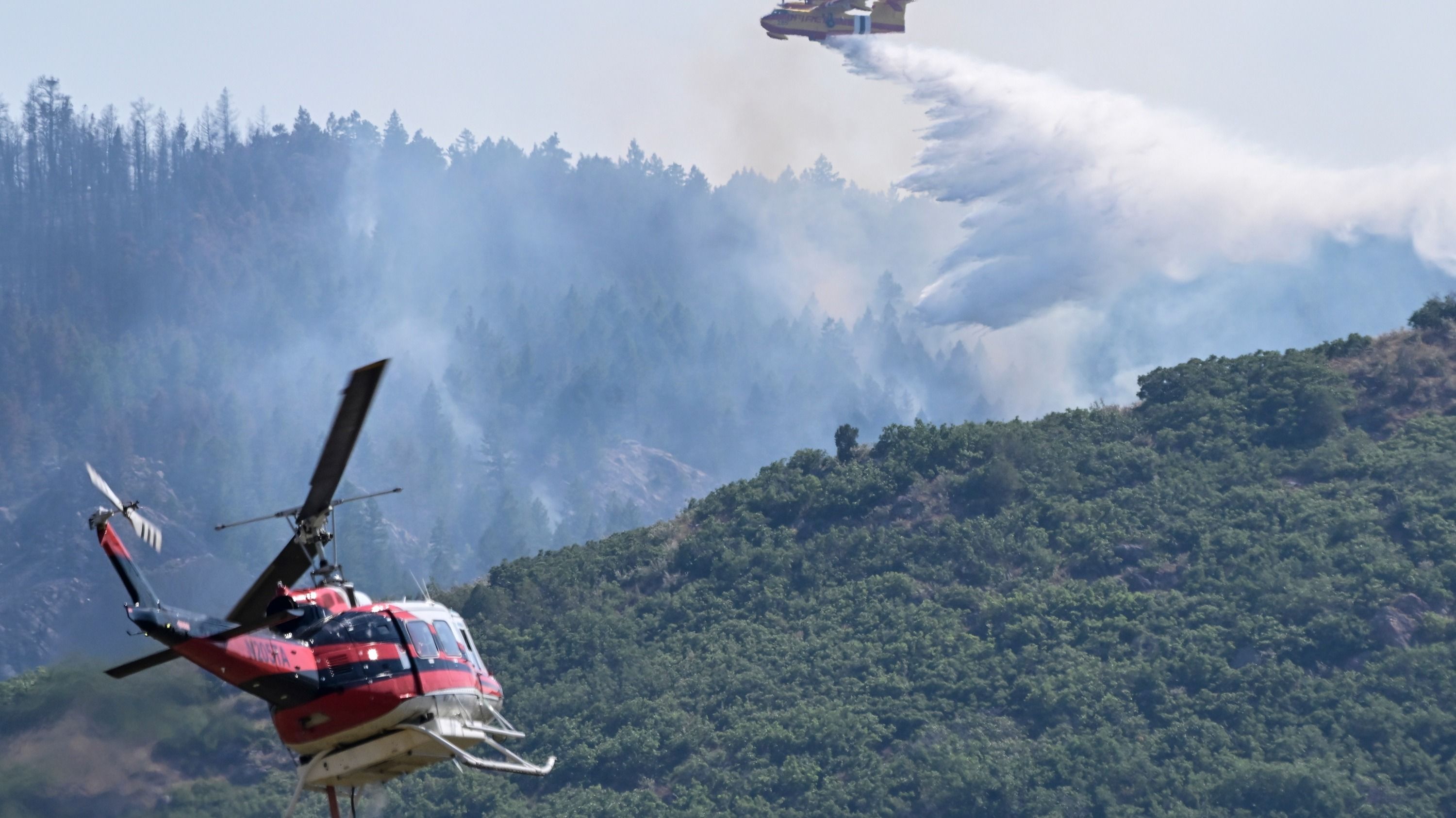 Firefighters Continue Battling Massive Wildfire in California Ahead of Thunderstorms, Lightning