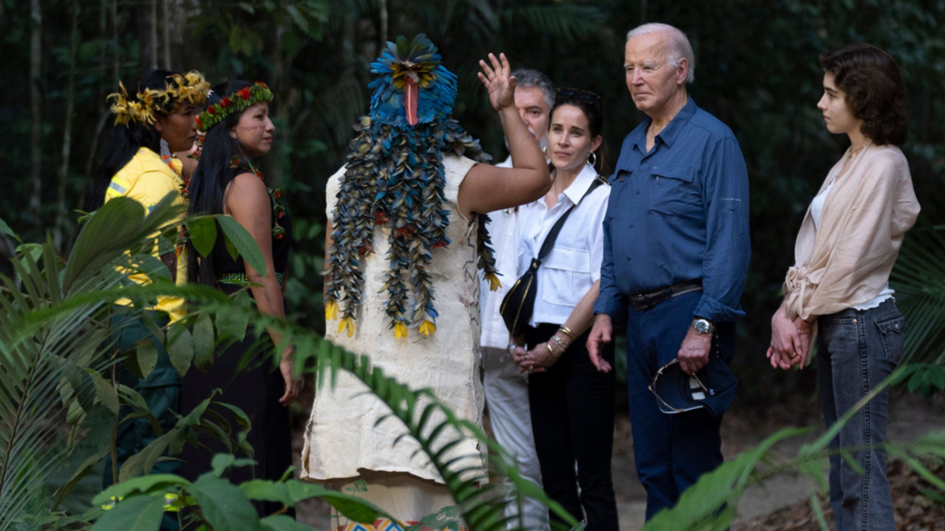 From the Amazon Rainforest, Biden Declares Nobody Can Reverse US Progress on Clean Energy