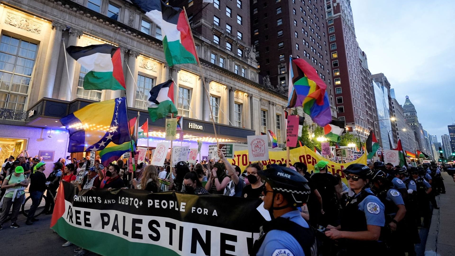 Thousands of Activists Expected in Chicago for Democratic Convention to Call for Gaza Ceasefire