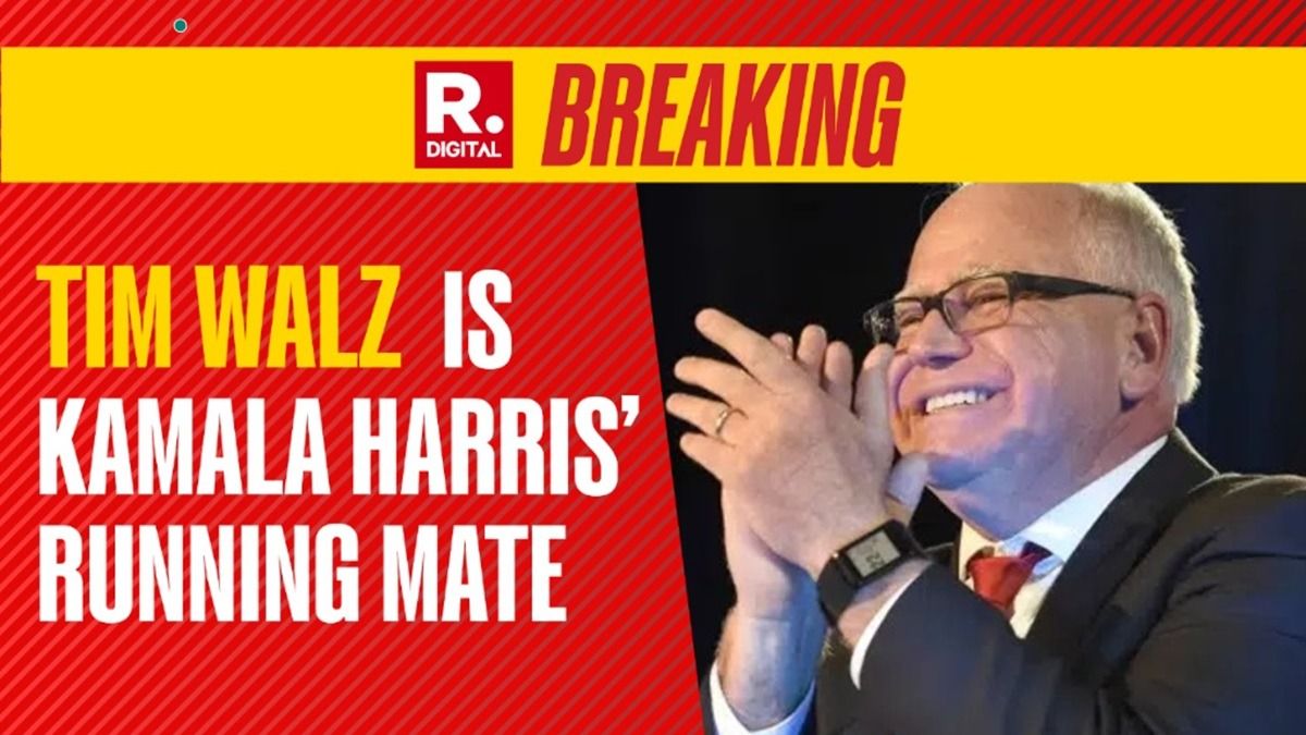 BREAKING: Tim Walz to be Kamala Harris’ Running Mate, Say Reports