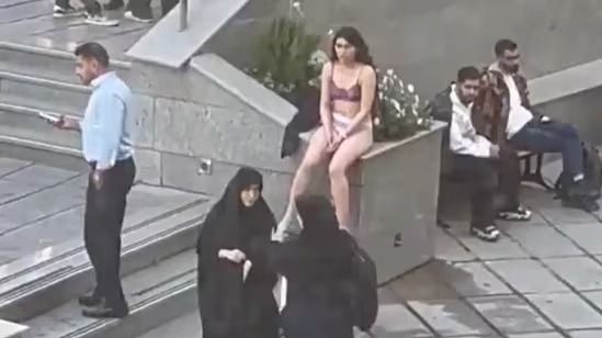 Iranian Student Strips at University in Protest Against Hijab