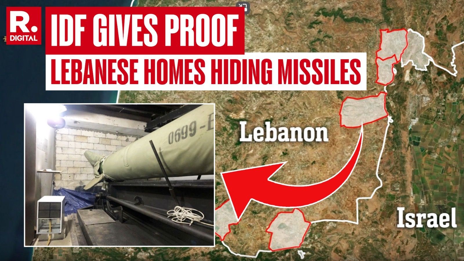 Hezbollah Hiding Rockets, Missiles Inside Civilian Houses In Lebanon, Claims Israel | Watch