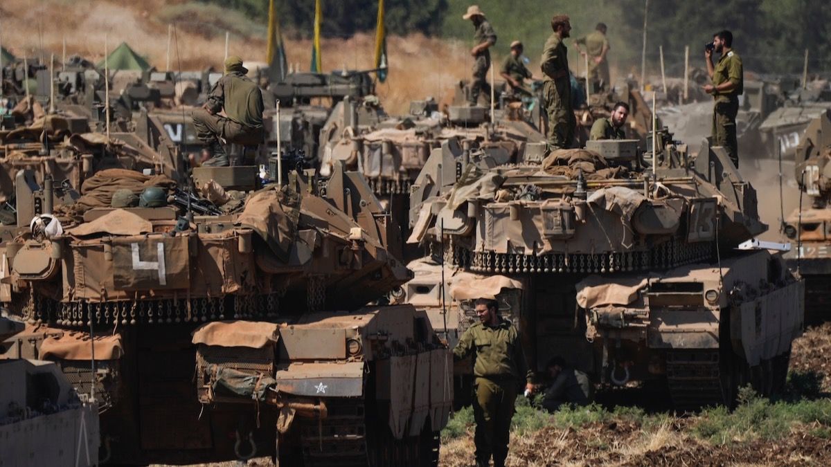 After Airstrikes, Israel Deploys Tanks Along Lebanon Border, Vows Ground Operation Against Hezbollah