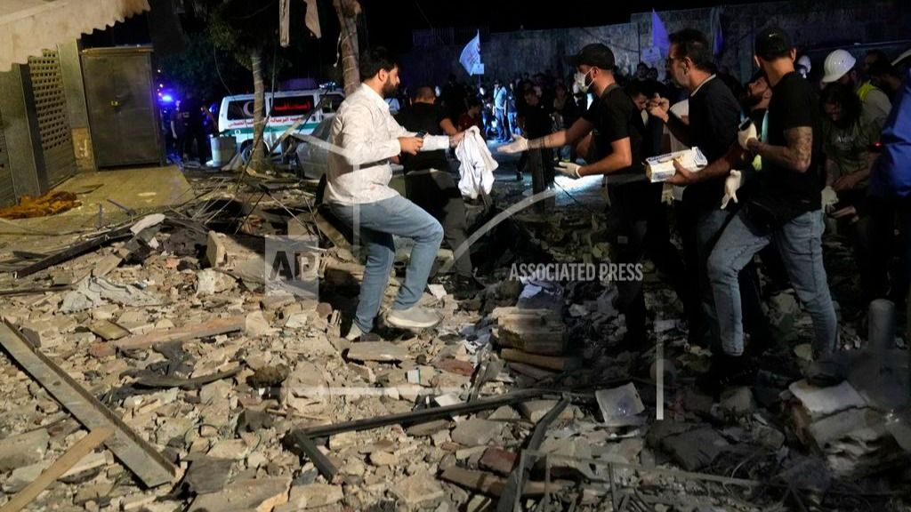 Israeli Strike in Beirut Killed 7 Health and Rescue Workers