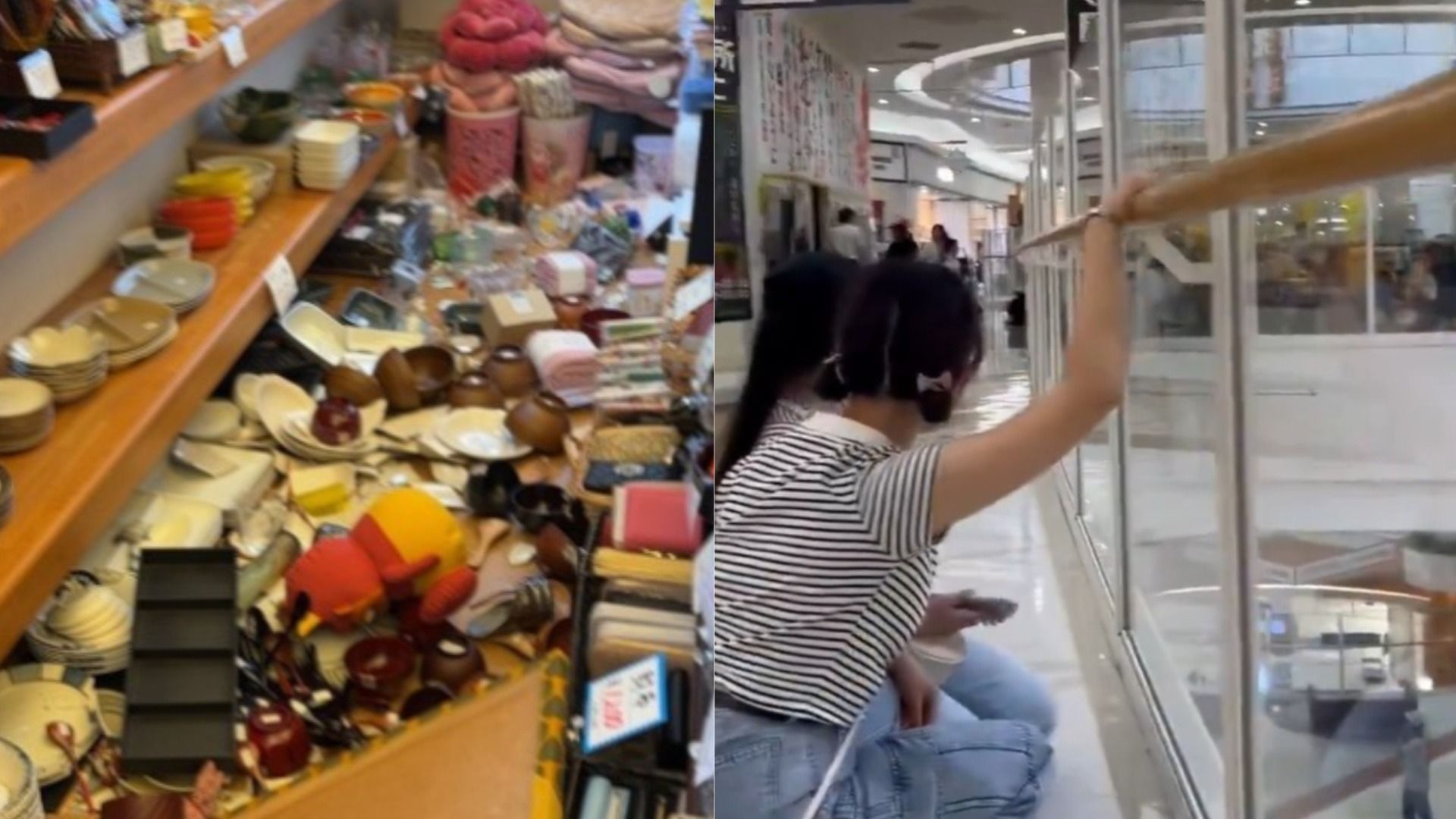 Videos Show Exact Moment When Massive 7.1 Earthquake Hit Japan