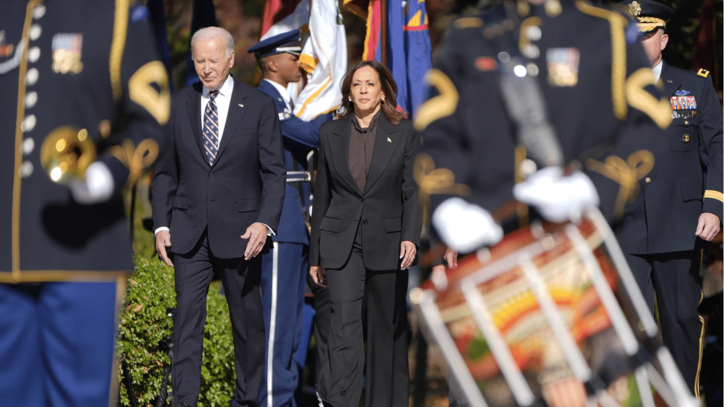 Joe Biden and Kamala Harris Make First Joint Appearance Since Election Loss To Trump