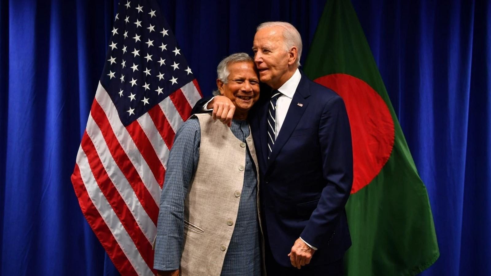 Joe Biden Meets Muhammad Yunus in New York Amid Protests Over Minorities Situation in Bangladesh