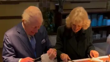 Watch: King Charles, Queen Camilla Help Pack Food Boxes at Indian Restaurant Ahead Of Ramadan