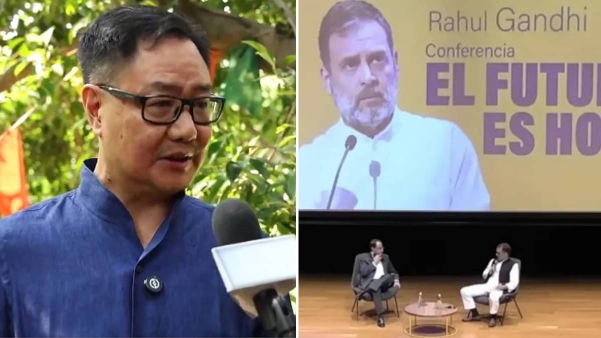 ‘मी राहुलचा आदर करतो, कारण …’, प्रथम कॉंग्रेसच्या नेत्याचे महत्त्व सांगितले, त्यानंतर किरेन रिजिजूने इंदिरा गांधी यांचे नाव घेऊन आरसा दाखविला