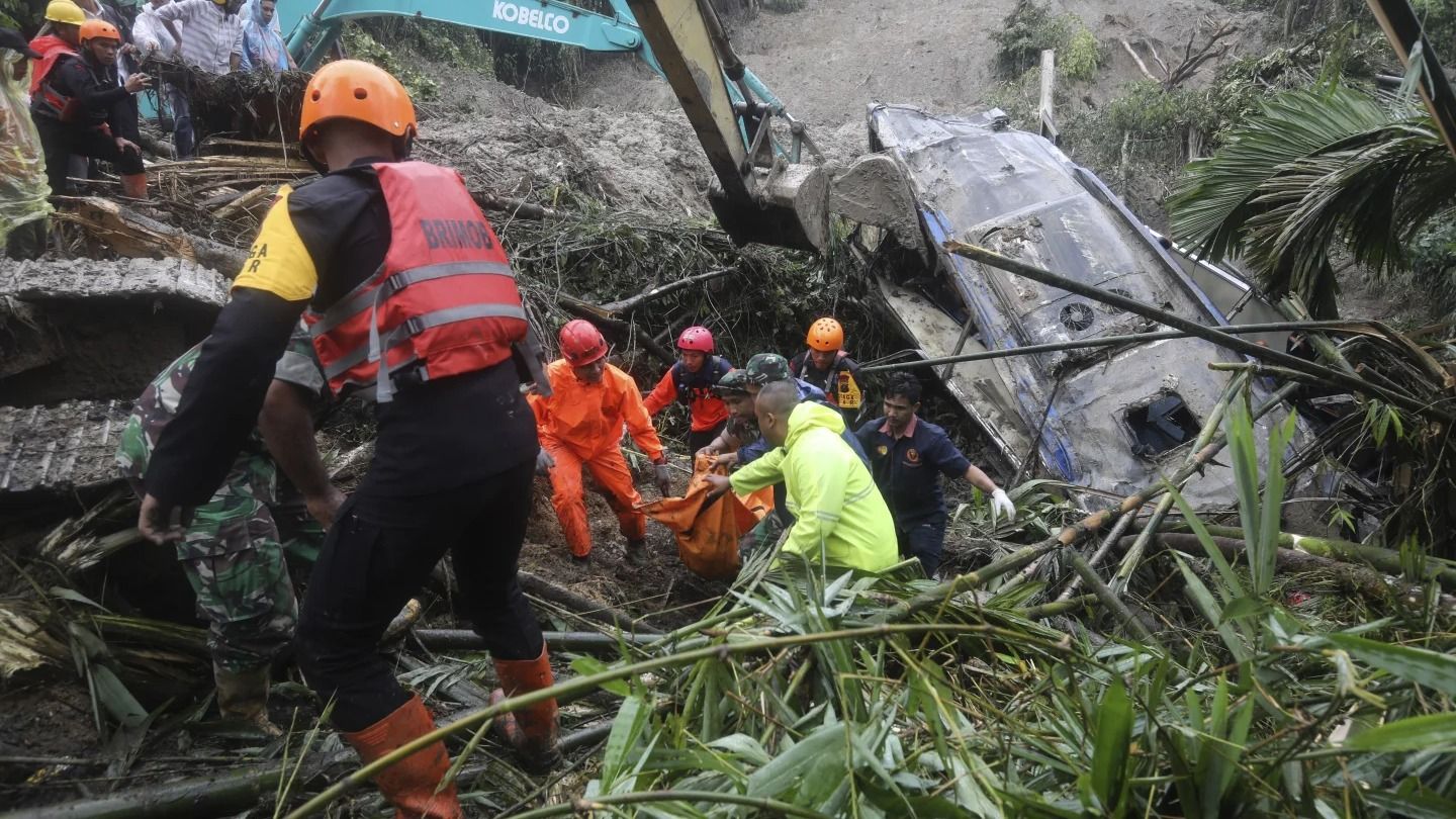 Landslide Triggered By Rain in Indonesia’s Sumatra Island Kills 7 People