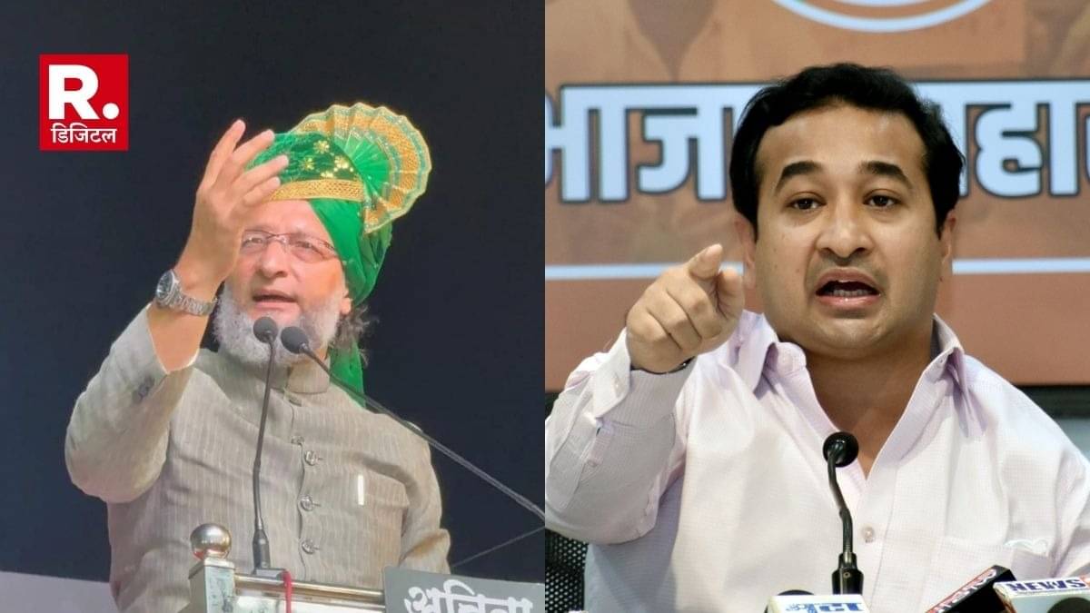‘आपण पायजामा नादा करण्यास सक्षम राहणार नाही … मला जागा आणि वेळ सांगा किंवा मशिदी निवडू’, असदुद्दीन ओवैसीला नितेश राणे यांनी थेट इशारा, राजकीय तणाव वाढला.