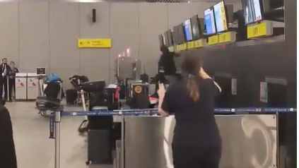 Shocking Video Captures Man Destroying American Airlines Counter At Chile Airport With Hammer