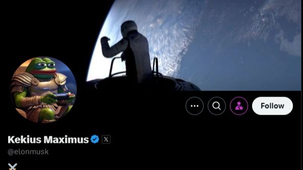 Elon Musk Changes X Profile Name to ‘Kekius Maximus’, Displays ‘Pepe the Frog’ as Profile Picture