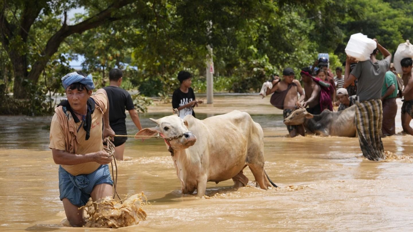 Myanmar Floods from Typhoon Yagi Kill 74, Displace 240,000