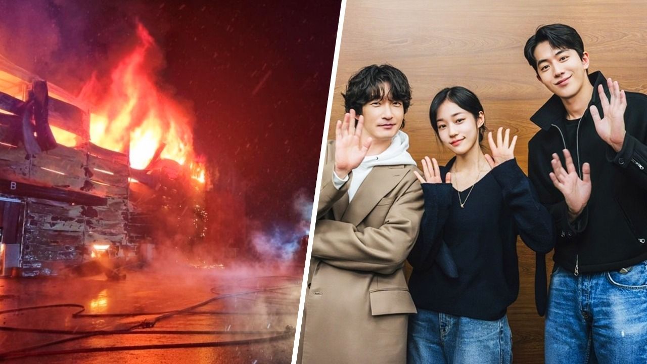 Nam Joo Hyuk's East Palace Set Goes Up In Flames, Photos Go Viral