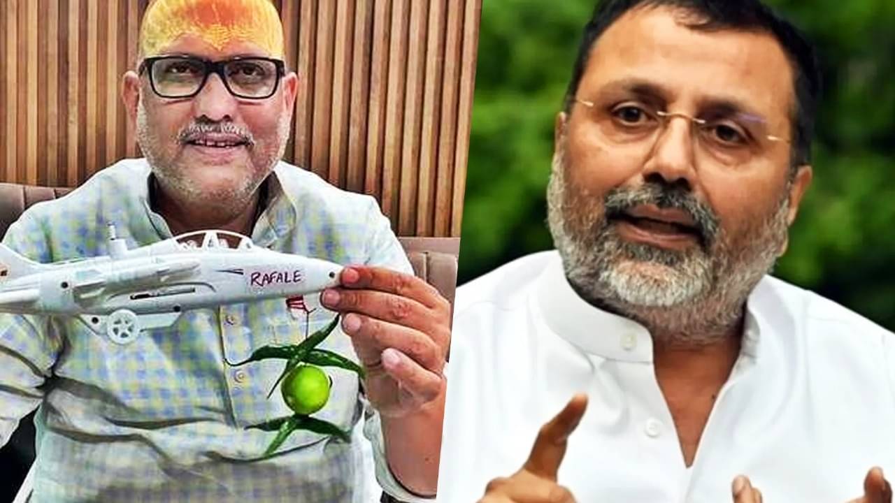 पाकिस्तानच्या वाहिन्यांमधील मथळे … अजय राय यांनी लिंबू-चिकन आणि निशिकांत दुबे यांना लटकवून राफेलची विनोद केली.