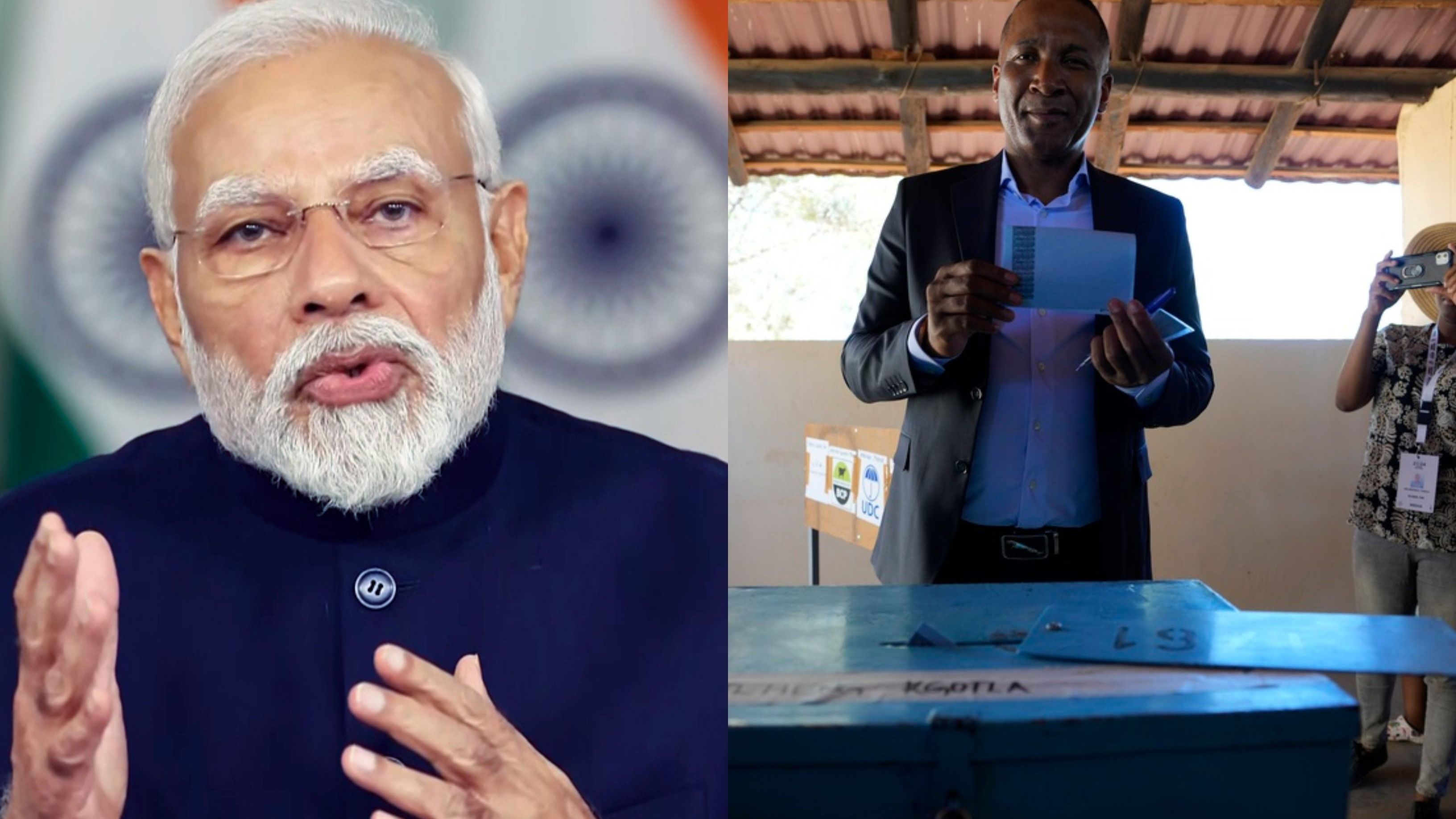 PM Modi Congratulates Duma Boko on Being Elected Botswana President