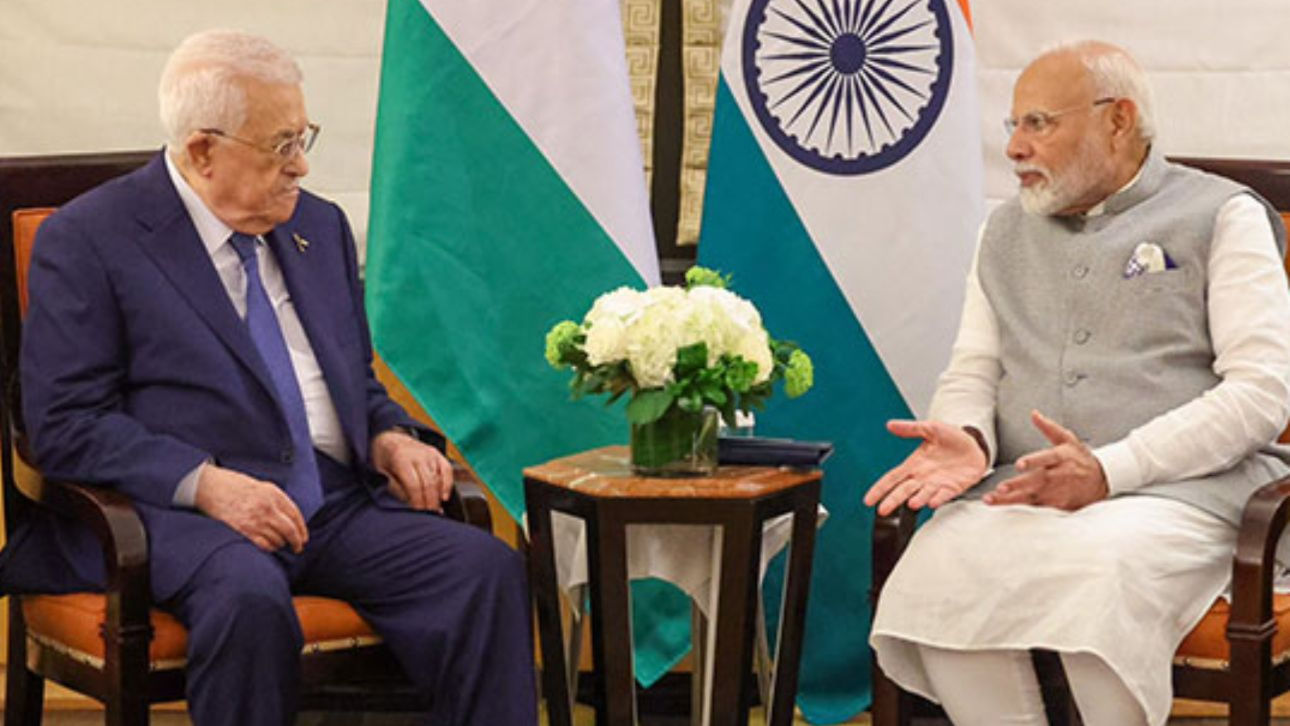 PM Modi Meets Palestinian President, Expresses ‘Deep Concern’ Over Gaza Situation