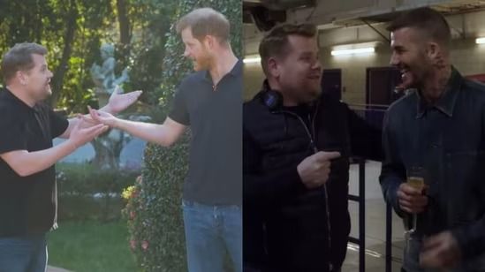 Prince Harry’s Secret Feud With Corden And How Beckham Stepped In To Defuse The Drama