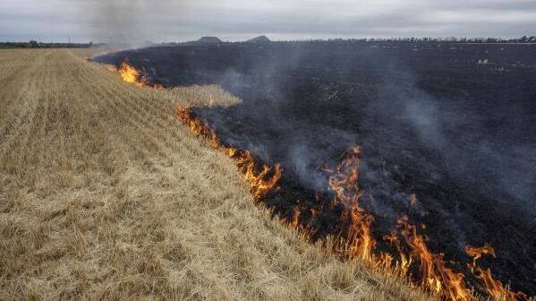 Russia-Controlled Luhansk Region Still Struggling with Wildfires