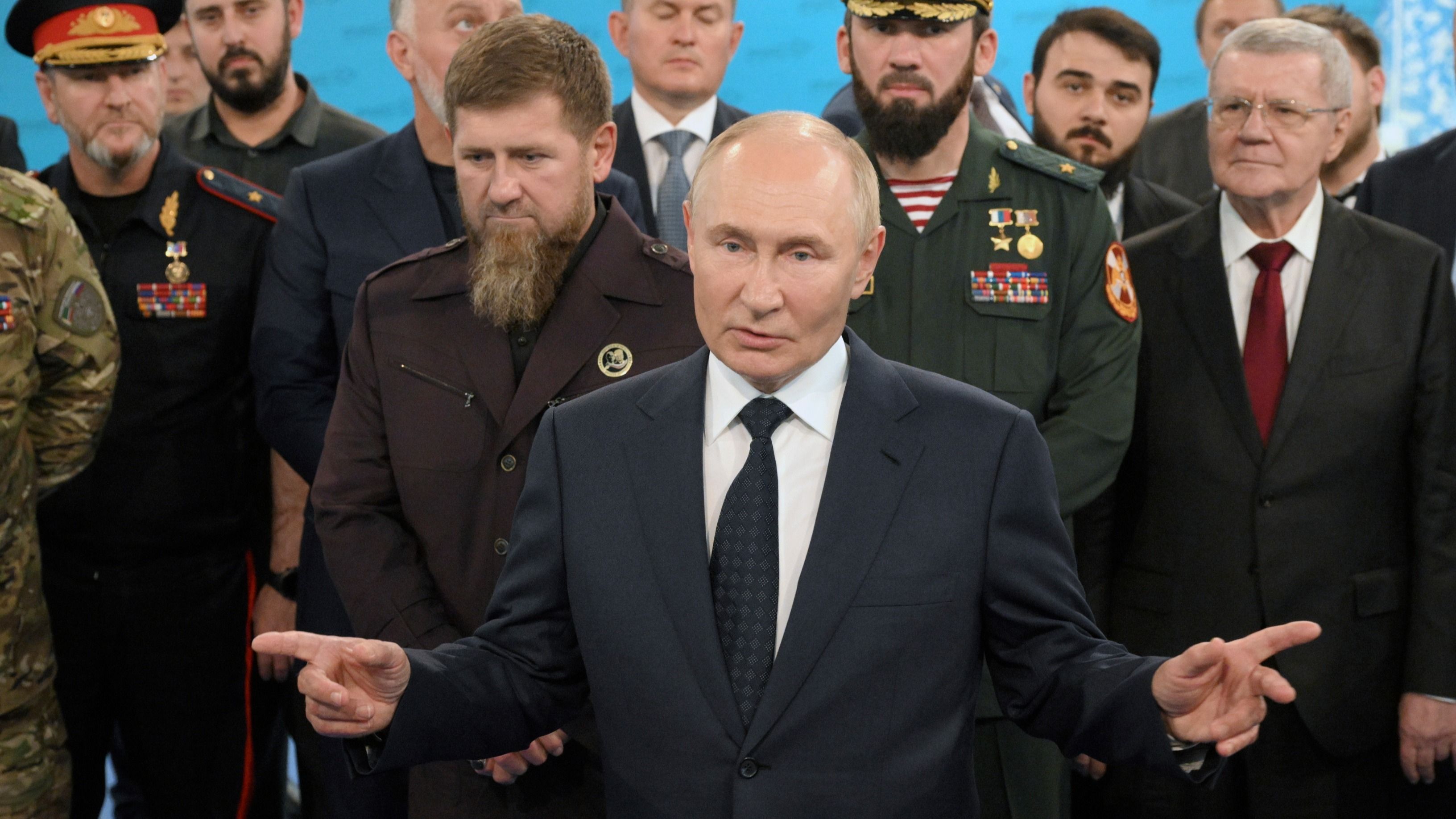 Putin Makes Surprise Trip to Chechnya Amid Ukraine’s Cross-Border Incursion