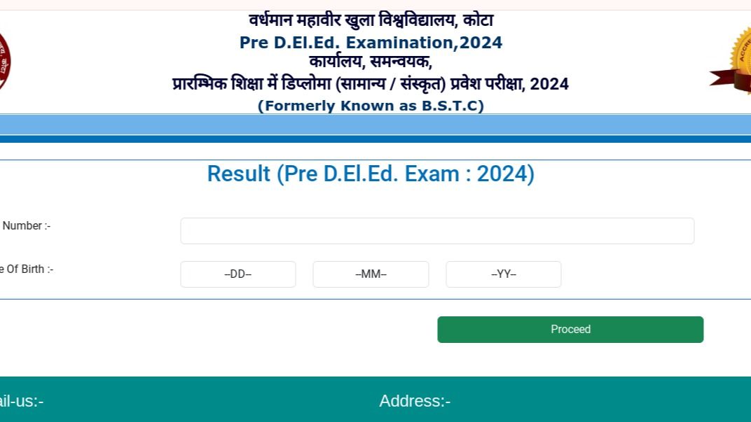 Rajasthan BSTC Pre DElEd Results 2024 OUT; Here's Direct Link To