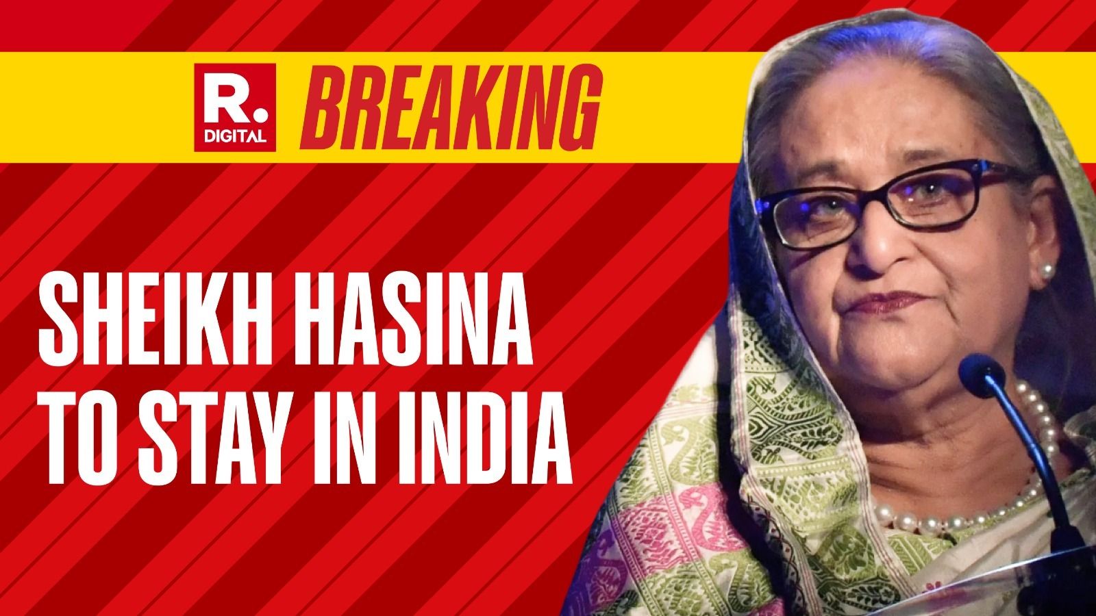 Sheikh Hasina to Stay in India Until Britain Grant Asylum