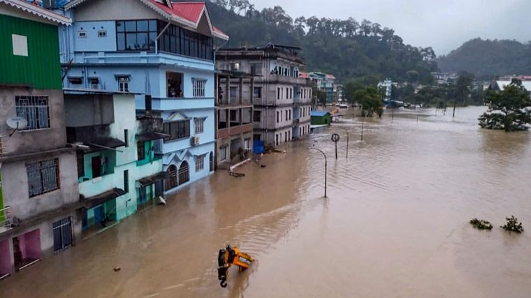 Heavy Rain Triggers Flood Alert in Nepal, Several Rivers in Spate