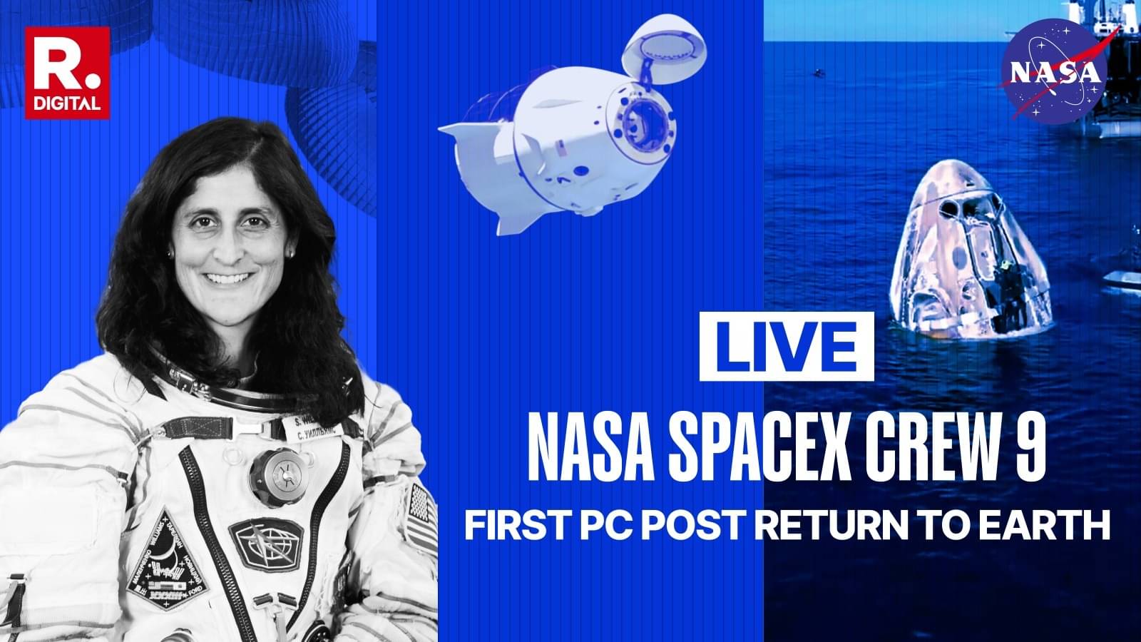 Sunita Williams’ Press Conference LIVE: NASA Crew-9 Astronauts To Share Space Mission Insights Shortly
