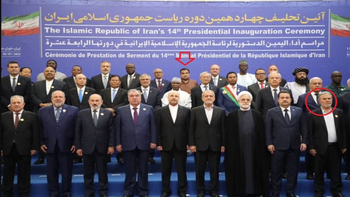 Hours Before Assassination, Ismail Haniyeh Was on Stage With Nitin Gadkari And World Leaders | PHOTO