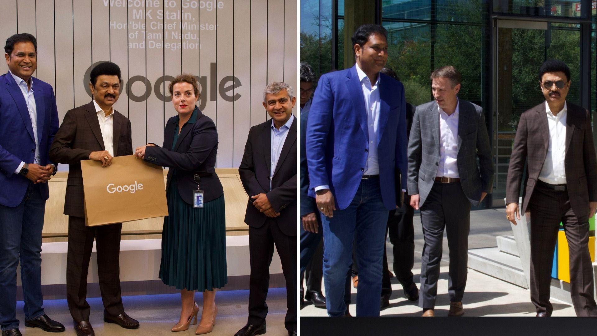 Tamil Nadu CM Stalin Visits Apple, Google, and Microsoft Offices in US, Explores Partnerships