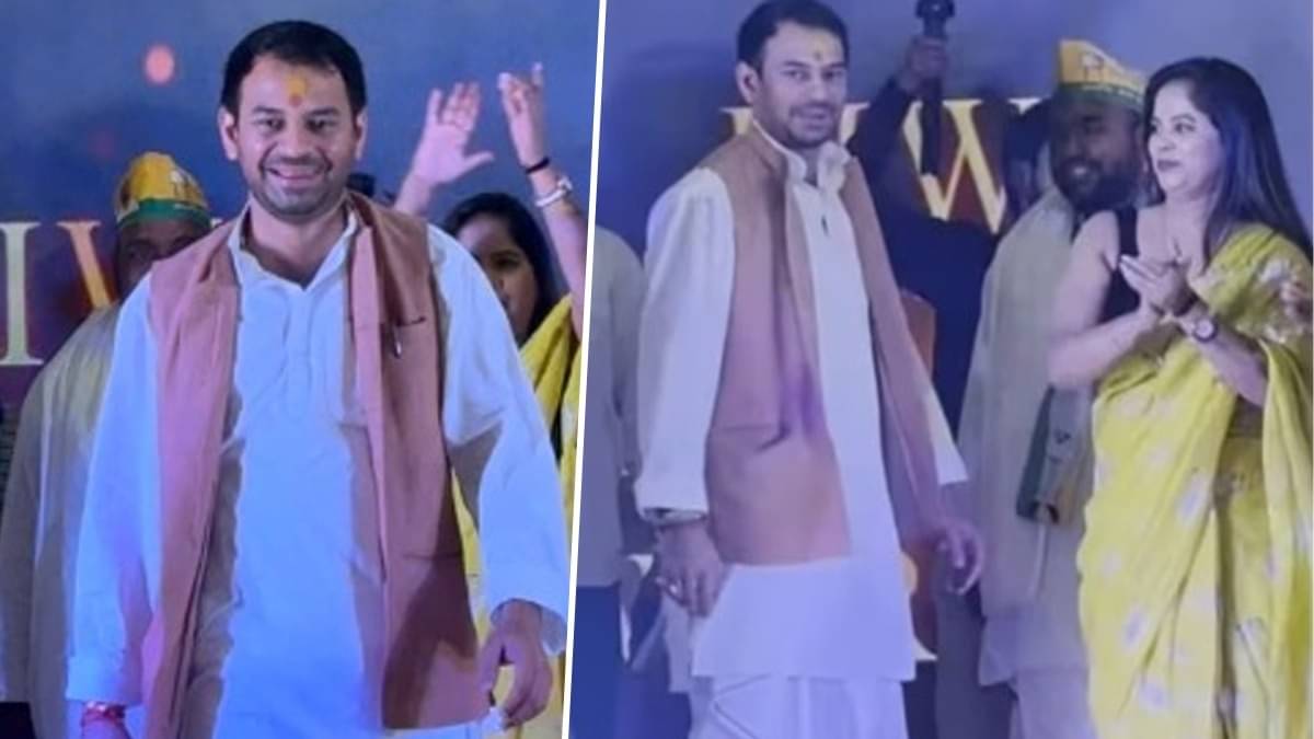 ‘लालू केलल’ रॅम्प वॉक ऑफ इलेक्टरल एटीएमओर्स्ट, ‘तेजू भैया’ आता मॉडेलिंग देखील तयार करेल? धोती-कुर्ता परिधान, पुरस्कार शोमध्ये भरपूर आग