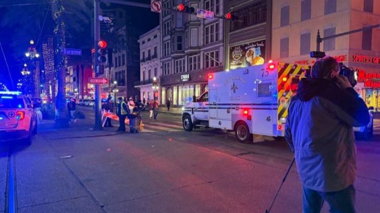 Video Captures Moment New Orleans Police Open Fire on Driver Who Rammed Into Crowd on Bourbon Street