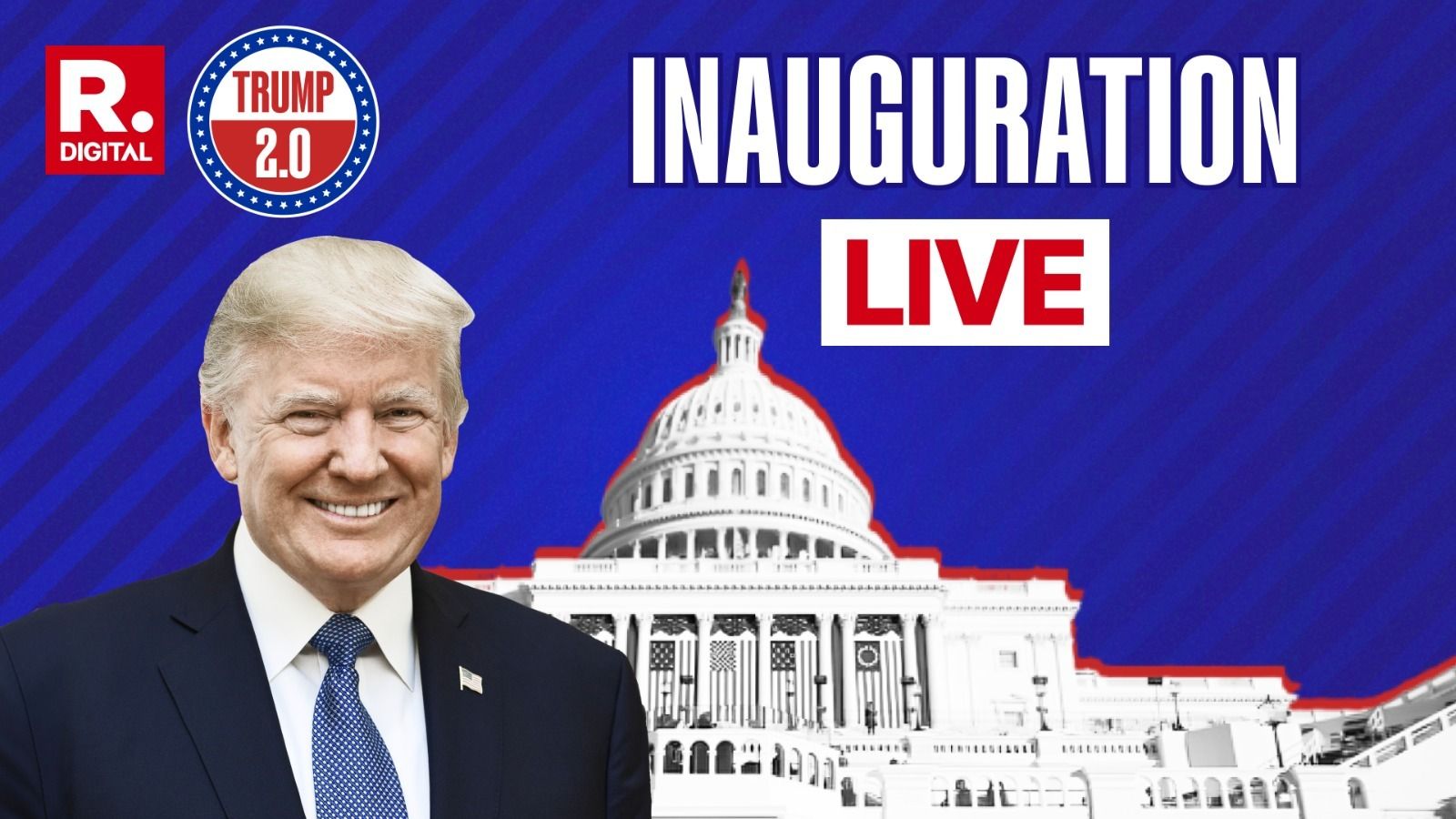 LIVE: Donald Trump Inauguration As 47th President Of The United States In Pictures