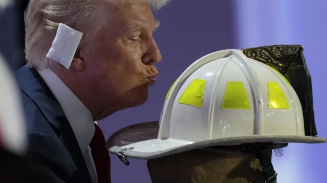 Trump Honors Fallen Firefighter Corey Comperatore, Kisses His Gear During RNC Speech